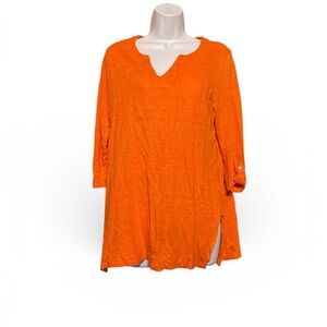Chico's Bright Orange Tunic Top